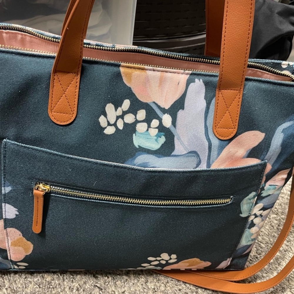 Erin Condren Bold Blooms tote bag